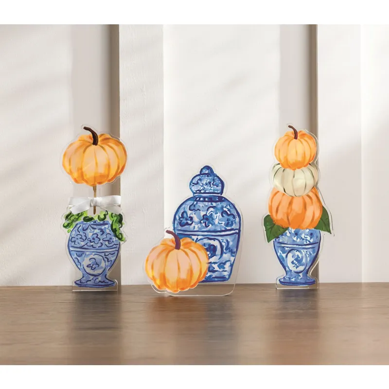 Pumpkin Topiary Sitter
