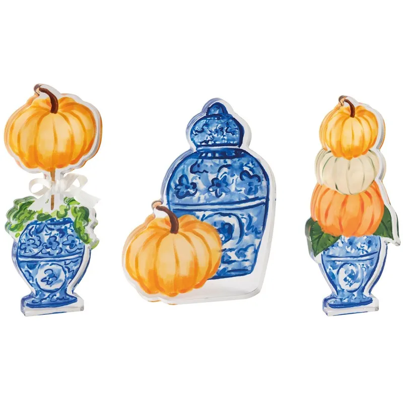 Pumpkin Topiary Sitter