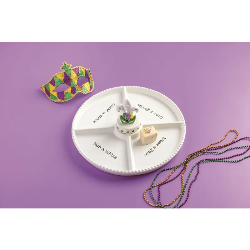 Mardi Gras Light-Upholstered Sitter