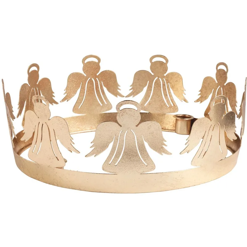 Gold Angel Wreath