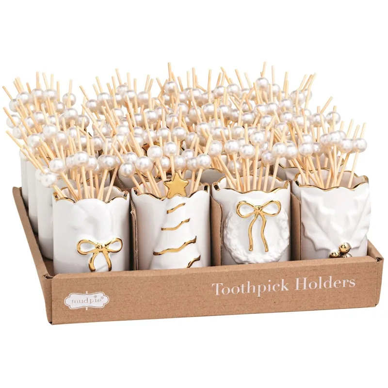 Gold Edgetoothpick Holders