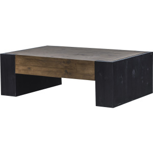 LISBON BLK/PINE COCKTAIL TABLE