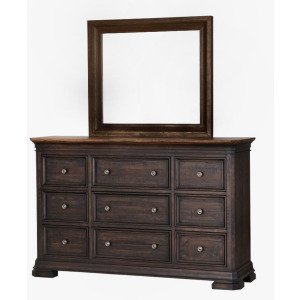 Grand Louie 9 Drawer Dresser & Mirror
