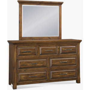 Hill Crest 7 Drawer Dresser & Mirror