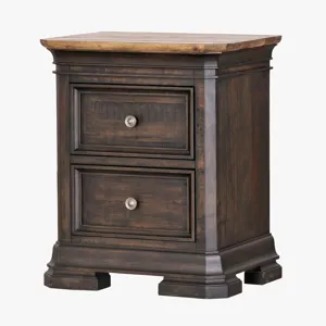 Grand Louie Bedroom 2 Drawer Night Stand (Small)