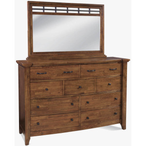 Whistler Retreat 9 Drawer Dresser & Mirror
