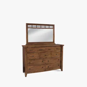 Whistler Retreat 9 Drawer Dresser & Mirror