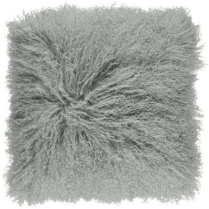 Curly Sheepskin Cushion - Double Sided - 22x22 in