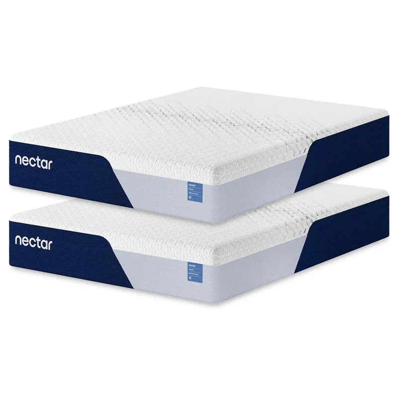 Nectar Classic Memory Foam 2 Twin XL Mattresses