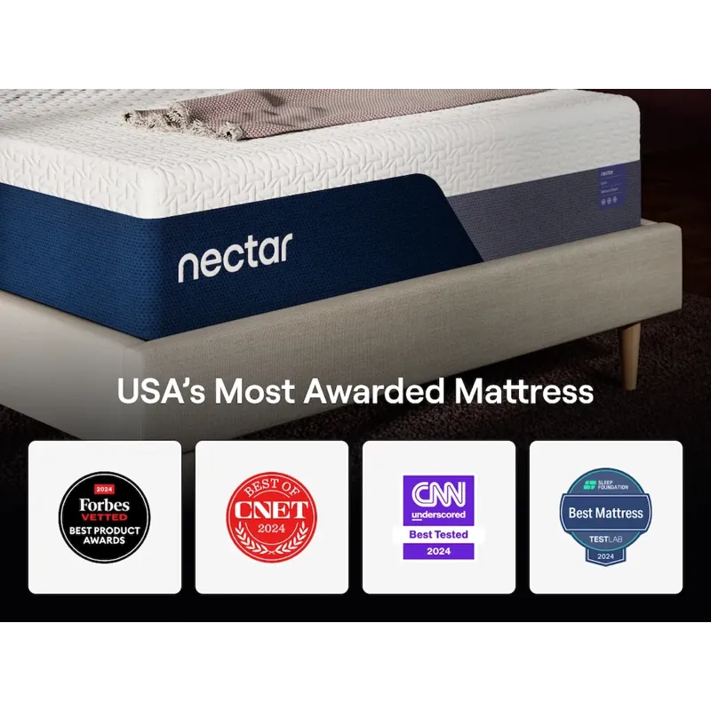 Nectar Luxe Memory Foam Queen Mattress