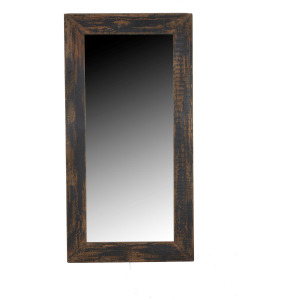 Santa Barbara Leaner Mirror Antique Black
