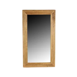 Renee Mirror Natural Boat Wood