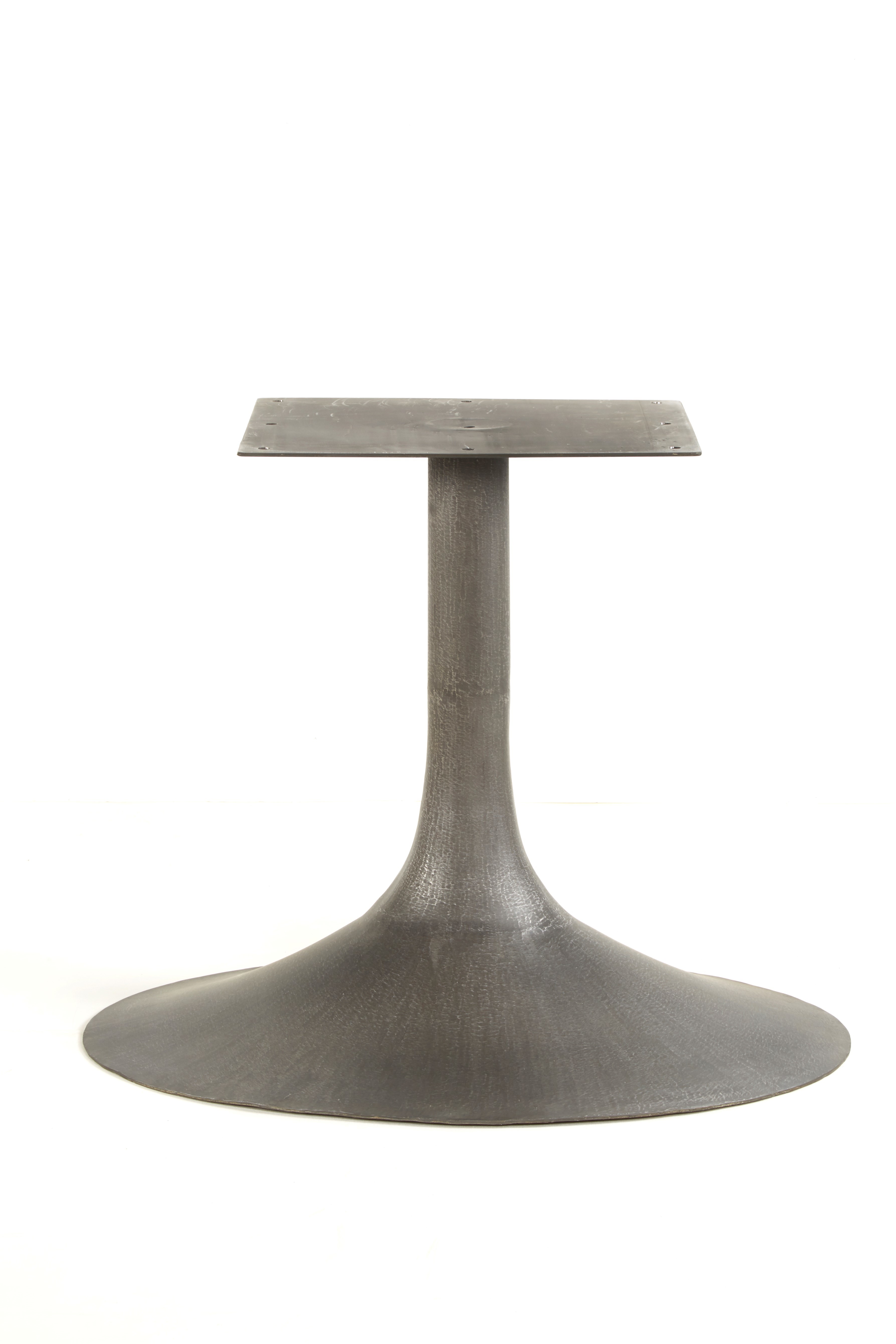 Miranda 78" Oval Dining Table Medium Grey / Iron by Nest Home Collections NIS412805422