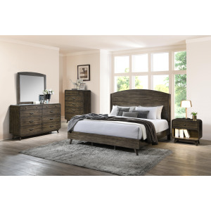 Rex 5pcs Bed/Dresser/Mirror/Chest/Nightstand - California King