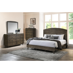 Rex 4pcs Bed/Dresser/Mirror/Chest - Queen