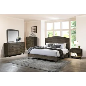 Rex 5pcs Bed/Dresser/Mirror/Chest/Nightstand - Queen
