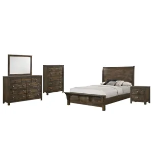 Blue Ridge 5pcs Bed/Dresser/Mirror/Chest/Nightstand - King