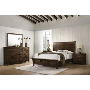 Blue Ridge 5pcs Bed/Dresser/Mirror/2 Nightstands - King