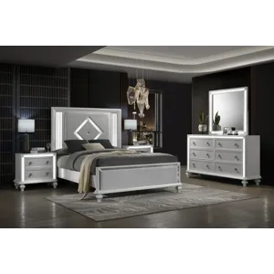 Stardust 5pcs Bed/Dresser/Mirror/2 Nightstands - Queen