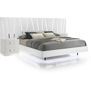 Europa Bed With 2 Nightstand & Panels - King