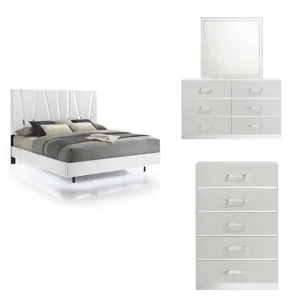 Europa 6/6 Ek 4pcs B/Dresser/Mirror/Chest