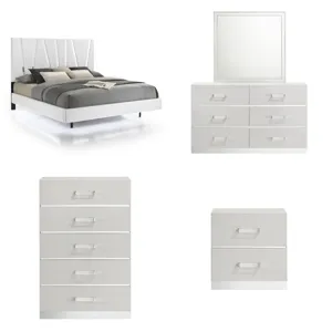 Europa 6/6 Ek 5pcs B/Dresser/Mirror/Chest/Nightstand