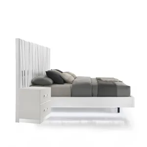 Europa Bed With 2 Nightstand & Panels - Queen