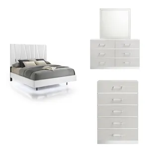 Europa 5/0 Q 4pcs B/Dresser/Mirror/Chest