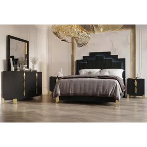 Empire 5pcs Bed/Dresser/Mirror/2 Nightstands - King