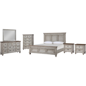 Mariana 6pcs Bed/Dresser/Mirror/Chest/2 Nightstands - King