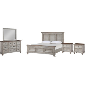 Mariana 5pc-Bed, R, R, Nightstand - Queen