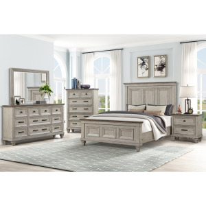 Mariana 6pc Bed/Dresser/Mirror/Chest/2 Nightstands - Queen