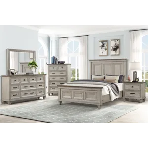 Mariana 6pc Bed/Dresser/Mirror/Chest/2 Nightstands - Queen