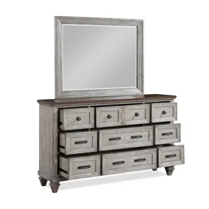 Mariana 2pc Dresser & Mirror Set
