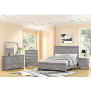 Jamestown Footboard & Slats Gray - King/California King