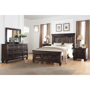 Sevilla 5pcs Bed/Dresser/Mirror/2 Nightstands - King