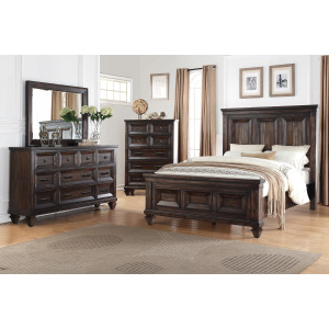 Sevilla 4pc Bed, R, R, H - California King