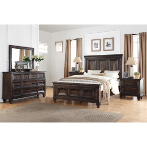 Sevilla 5pcs Bed/Dresser/Mirror/2 Nightstands - California King
