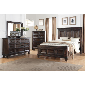 Sevilla 4pc Bed, R, R, H - Queen