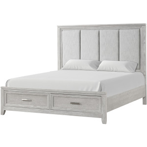 Fiona Bed, Mist Gray - California King