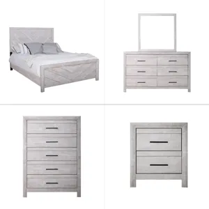 Biscayne 6/6 Ek 5pcs B/Dresser/Mirror/Chest/Nightstand