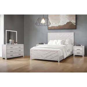 Biscayne 5pcs Bed/Dresser/Mirror/2 Nightstands - California King