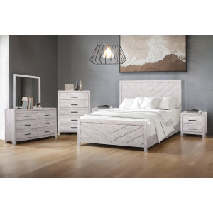 Biscayne 6pcs Bed/Dresser/Mirror/Chest/2 Nightstands - California King