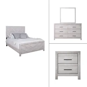 Biscayne 5/0 Q 4pcs B/Dresser/Mirror Nightstand