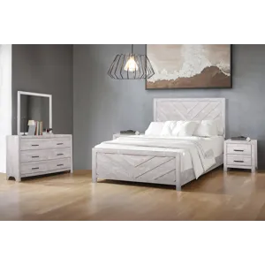 Biscayne 5pcs Bed/Dresser/Mirror/2 Nightstands - Queen