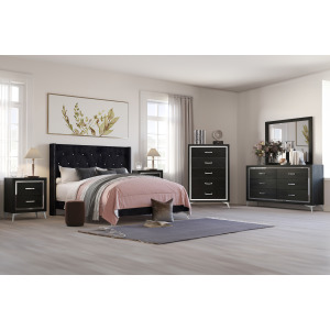 Huxley 6pcs Bed/Dresser/Mirror/Chest/2 Nightstands - Queen
