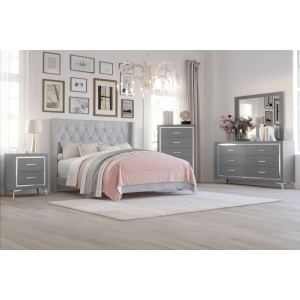 Huxley 5pcs Bed/Dresser/Mirror/Chest/Nightstand - California King