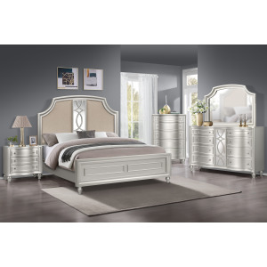 Reflections 5pcs Bed/Dresser/Mirror/Chest/Nightstand - King