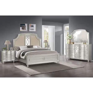 Reflections 5pcs Bed/Dresser/Mirror/2 Nightstands - King