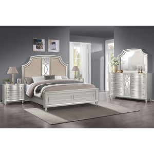 Reflections 5pcs Bed/Dresser/Mirror/2 Nightstands - California King